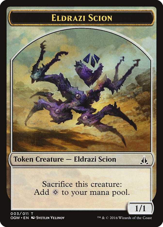 Eldrazi Scion (003/011) [Oath of the Gatewatch Tokens] | Amazing Games TCG