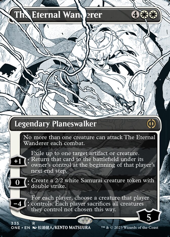 The Eternal Wanderer (Borderless Manga) [Phyrexia: All Will Be One] | Amazing Games TCG
