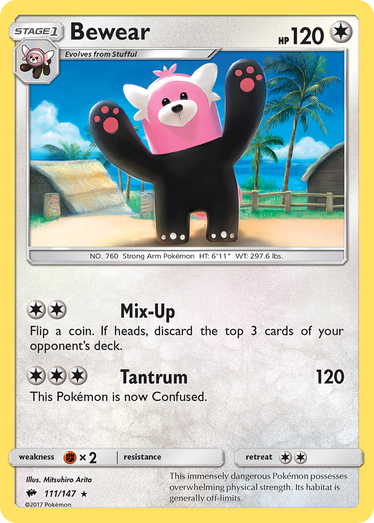 Bewear (111/147) [Sun & Moon: Burning Shadows] | Amazing Games TCG