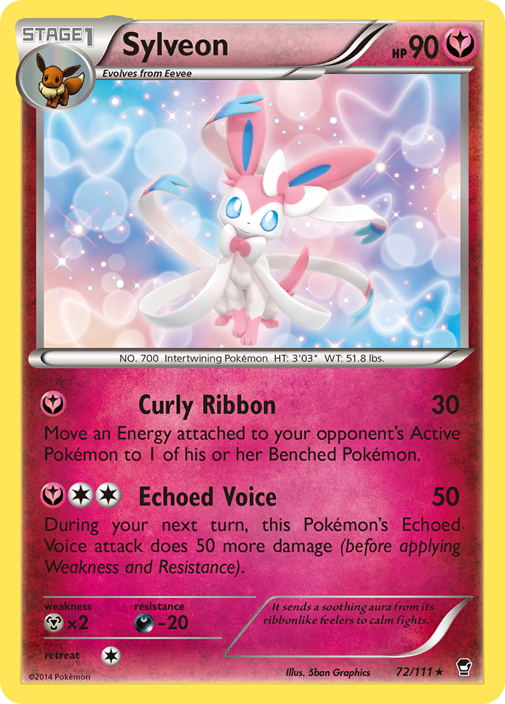 Sylveon (72/111) [XY: Furious Fists] | Amazing Games TCG