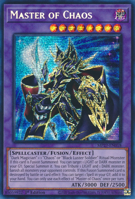 Master of Chaos [MP23-EN018] Prismatic Secret Rare | Amazing Games TCG