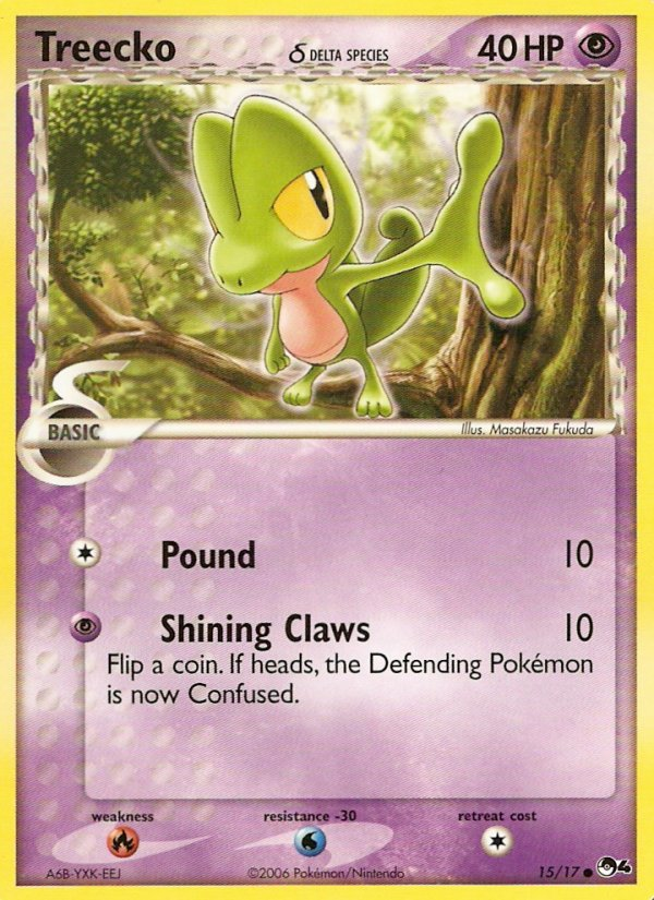 Treecko (15/17) (Delta Species) [POP Series 4] | Amazing Games TCG