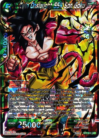 Twin Onslaught SS4 Son Goku (BT5-055) [Miraculous Revival] | Amazing Games TCG