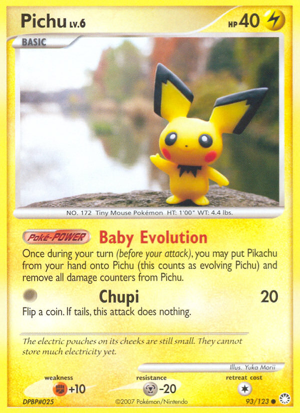 Pichu (93/123) [Diamond & Pearl: Mysterious Treasures] | Amazing Games TCG