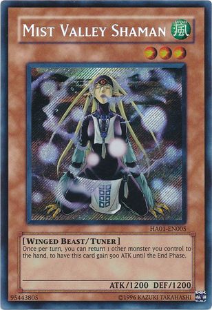 Mist Valley Shaman [HA01-EN005] Secret Rare | Amazing Games TCG