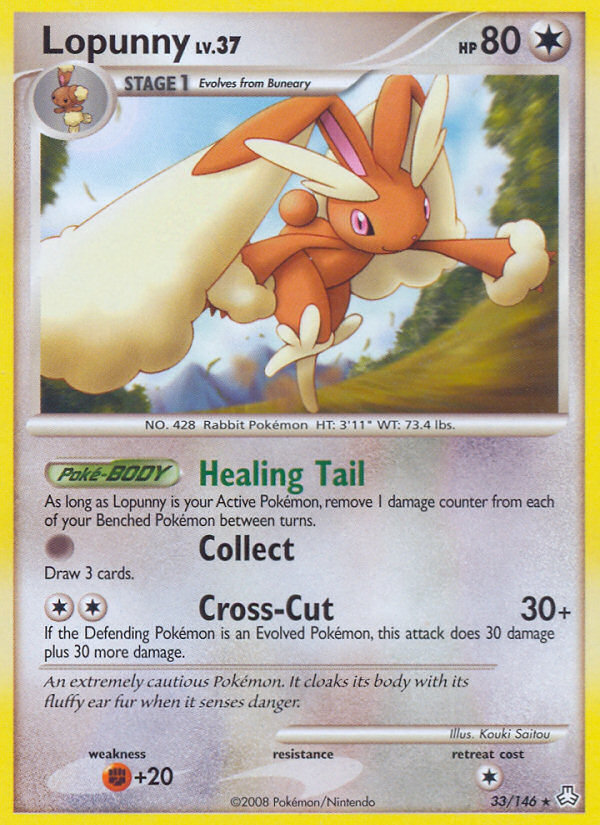 Lopunny (33/146) [Diamond & Pearl: Legends Awakened] | Amazing Games TCG