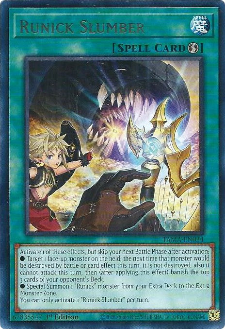 Runick Slumber [TAMA-EN034] Rare | Amazing Games TCG