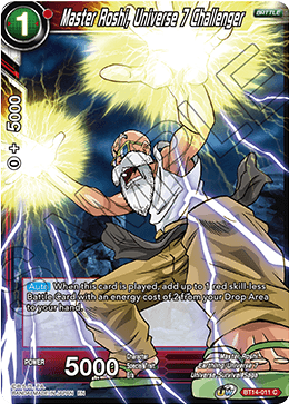 Master Roshi, Universe 7 Challenger (BT14-011) [Cross Spirits] | Amazing Games TCG
