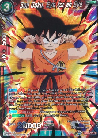 Son Goku, Eye for an Eye (BT12-005) [Vicious Rejuvenation] | Amazing Games TCG