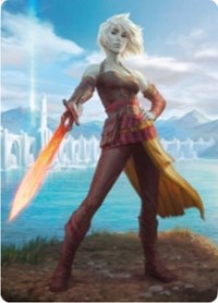 Nahiri, Heir of the Ancients 1 Art Card [Zendikar Rising Art Series] | Amazing Games TCG