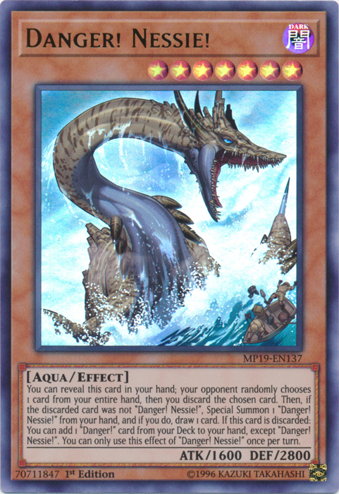 Danger! Nessie! [MP19-EN137] Ultra Rare | Amazing Games TCG