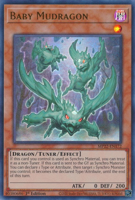 Baby Mudragon [MP22-EN172] Ultra Rare | Amazing Games TCG