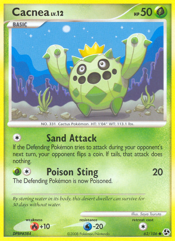 Cacnea (62/106) [Diamond & Pearl: Great Encounters] | Amazing Games TCG