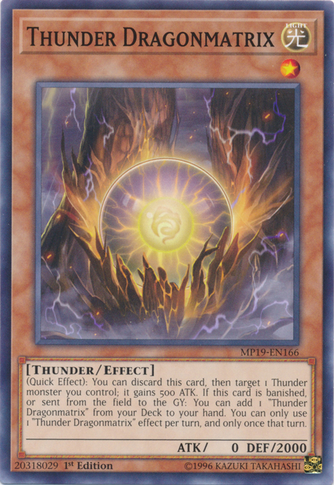 Thunder Dragonmatrix [MP19-EN166] Common | Amazing Games TCG