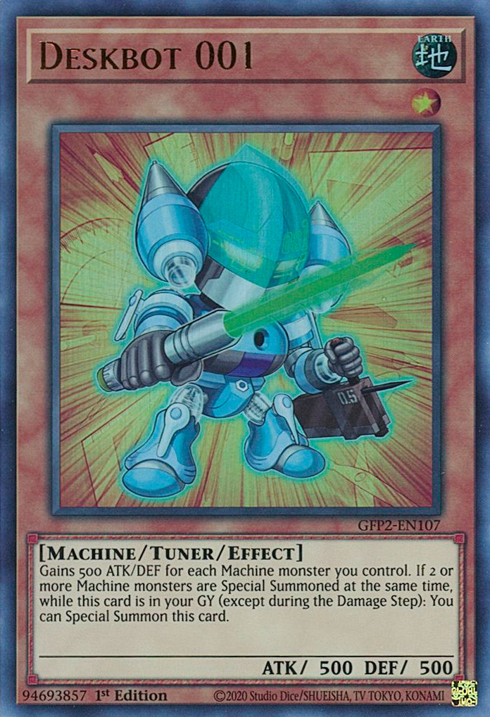 Deskbot 001 [GFP2-EN107] Ultra Rare | Amazing Games TCG