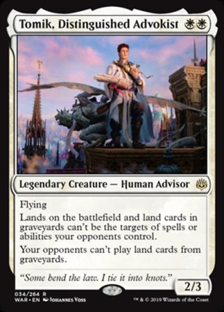 Tomik, Distinguished Advokist [War of the Spark] | Amazing Games TCG