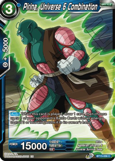 Pirina, Universe 6 Combination [BT15-056] | Amazing Games TCG