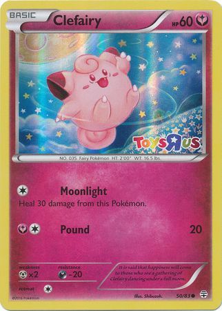 Clefairy (50/83) (Toys R Us Promo) [XY: Generations] | Amazing Games TCG