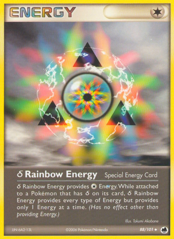 Rainbow Energy (88/101) (Delta Species) [EX: Dragon Frontiers] | Amazing Games TCG