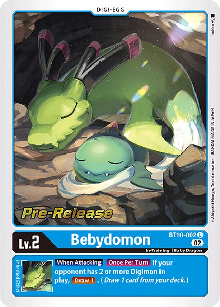 Bebydomon [BT10-002] [Xros Encounter Pre-Release Cards] | Amazing Games TCG