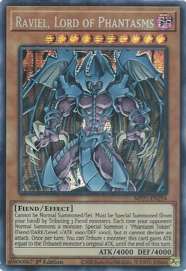 Raviel, Lord of Phantasms [MP21-EN254] Prismatic Secret Rare | Amazing Games TCG