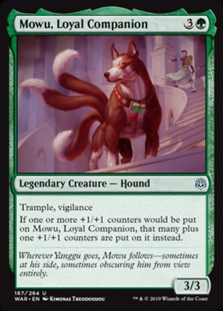 Mowu, Loyal Companion [War of the Spark] | Amazing Games TCG