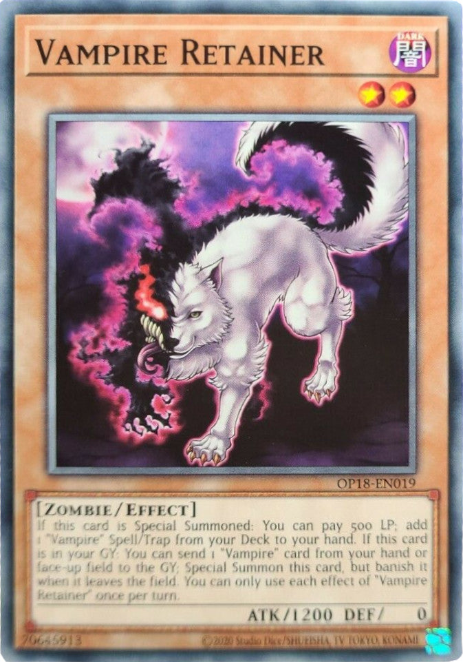 Vampire Retainer [OP18-EN019] Common | Amazing Games TCG