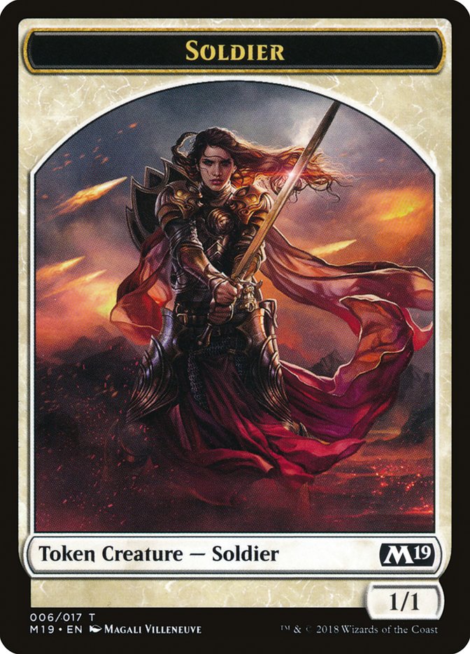 Soldier [Core Set 2019 Tokens] | Amazing Games TCG