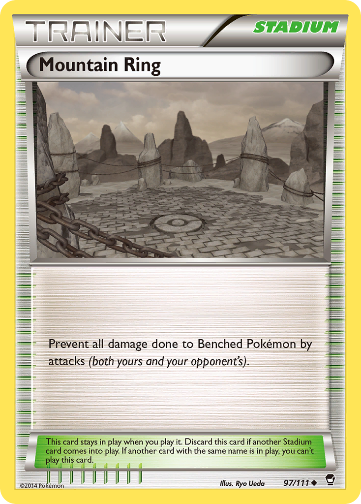 Mountain Ring (97/111) [XY: Furious Fists] | Amazing Games TCG