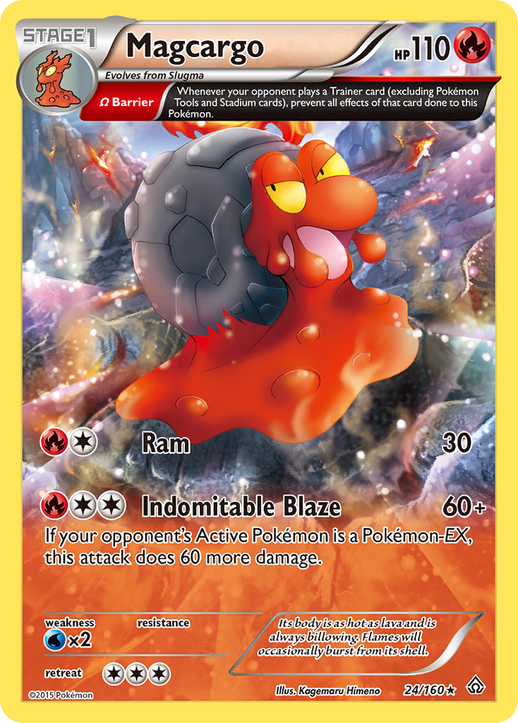 Magcargo (24/160) [XY: Primal Clash] | Amazing Games TCG