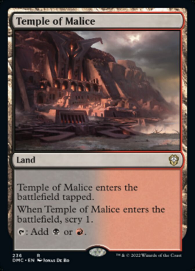 Temple of Malice [Dominaria United Commander] | Amazing Games TCG