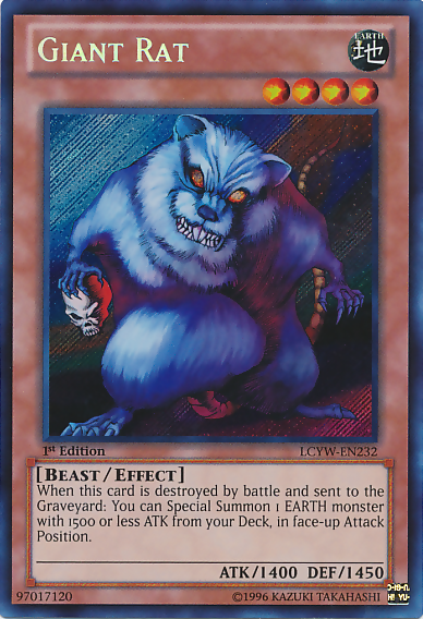 Giant Rat [LCYW-EN232] Secret Rare | Amazing Games TCG