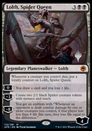 Lolth, Spider Queen (Promo Pack) [Dungeons & Dragons: Adventures in the Forgotten Realms Promos] | Amazing Games TCG