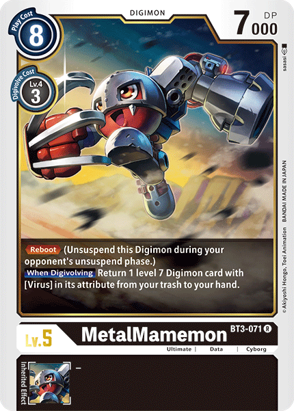 MetalMamemon [BT3-071] [Release Special Booster Ver.1.5] | Amazing Games TCG