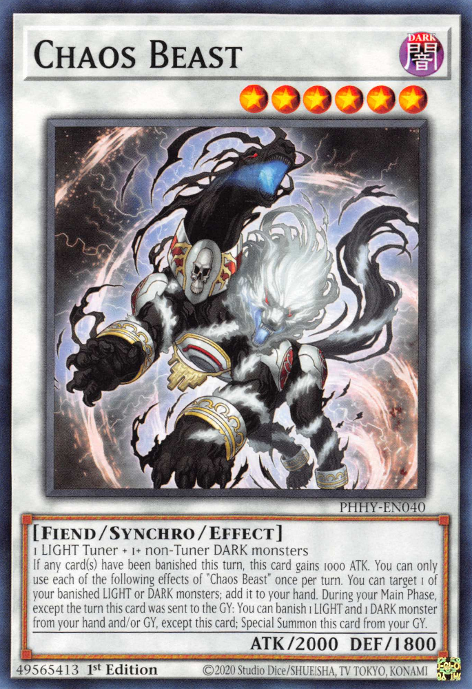 Chaos Beast [PHHY-EN040] Common | Amazing Games TCG