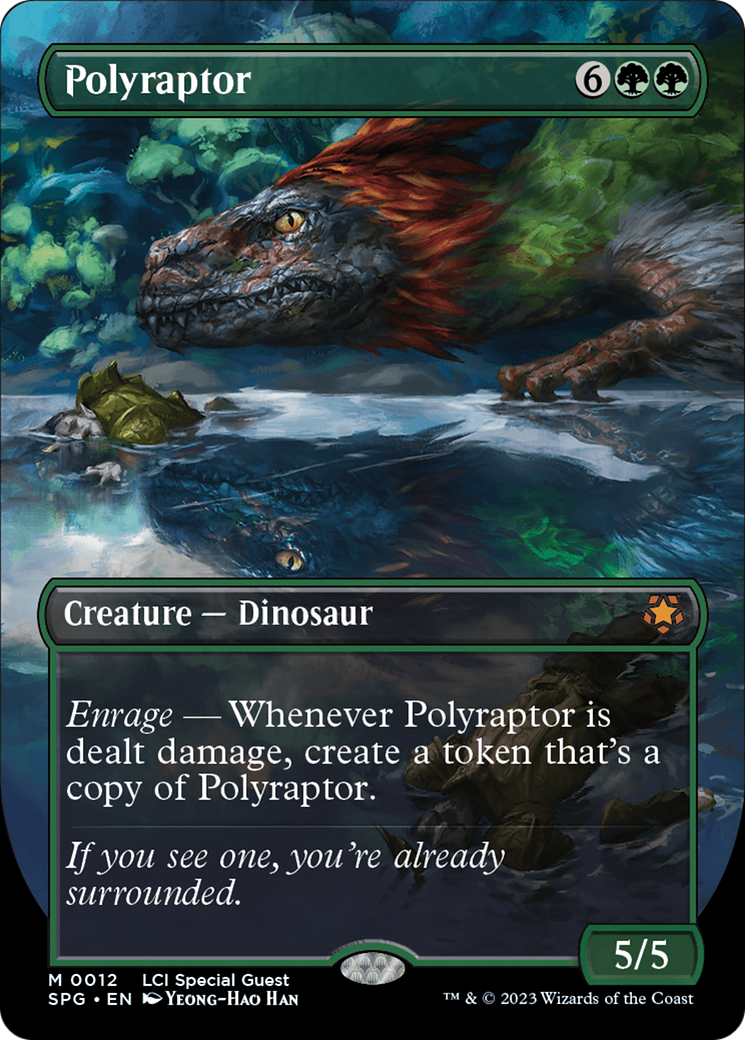 Polyraptor (Borderless) [The Lost Caverns of Ixalan Special Guests] | Amazing Games TCG