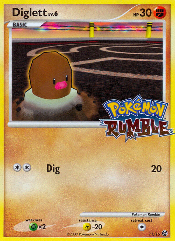 Diglett (11/16) [Pokémon Rumble] | Amazing Games TCG