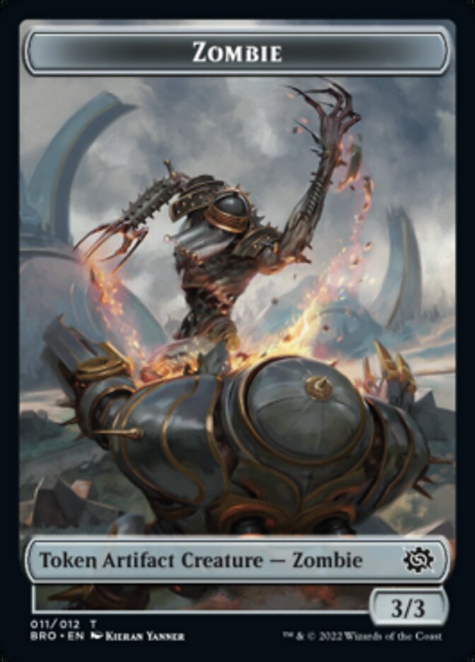 Zombie Token [The Brothers' War Tokens] | Amazing Games TCG