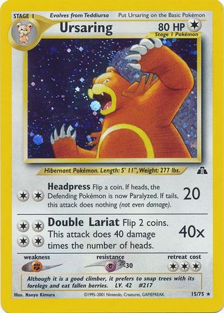 Ursaring (15/75) [Neo Discovery Unlimited] | Amazing Games TCG