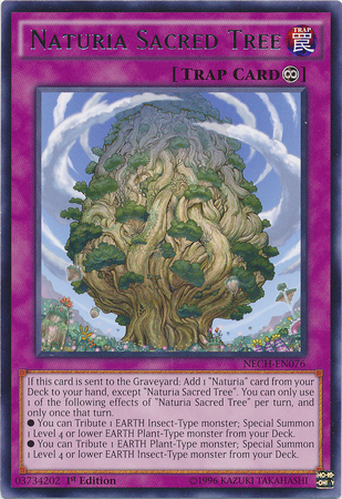 Naturia Sacred Tree [NECH-EN076] Rare | Amazing Games TCG