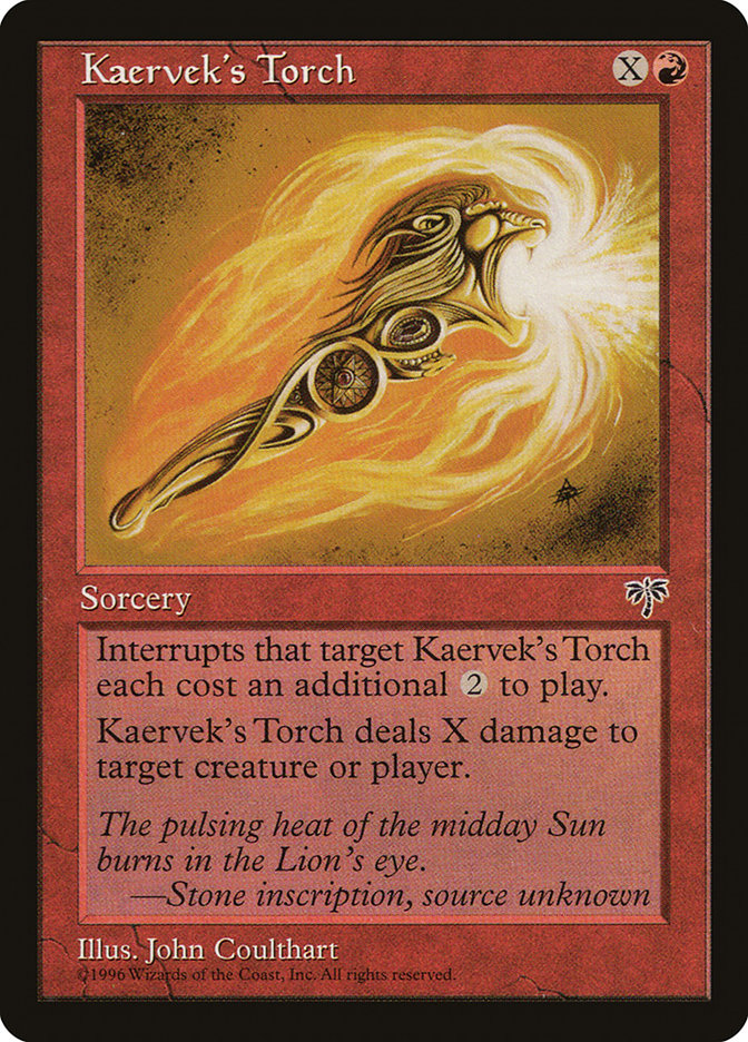 Kaervek's Torch [Mirage] | Amazing Games TCG