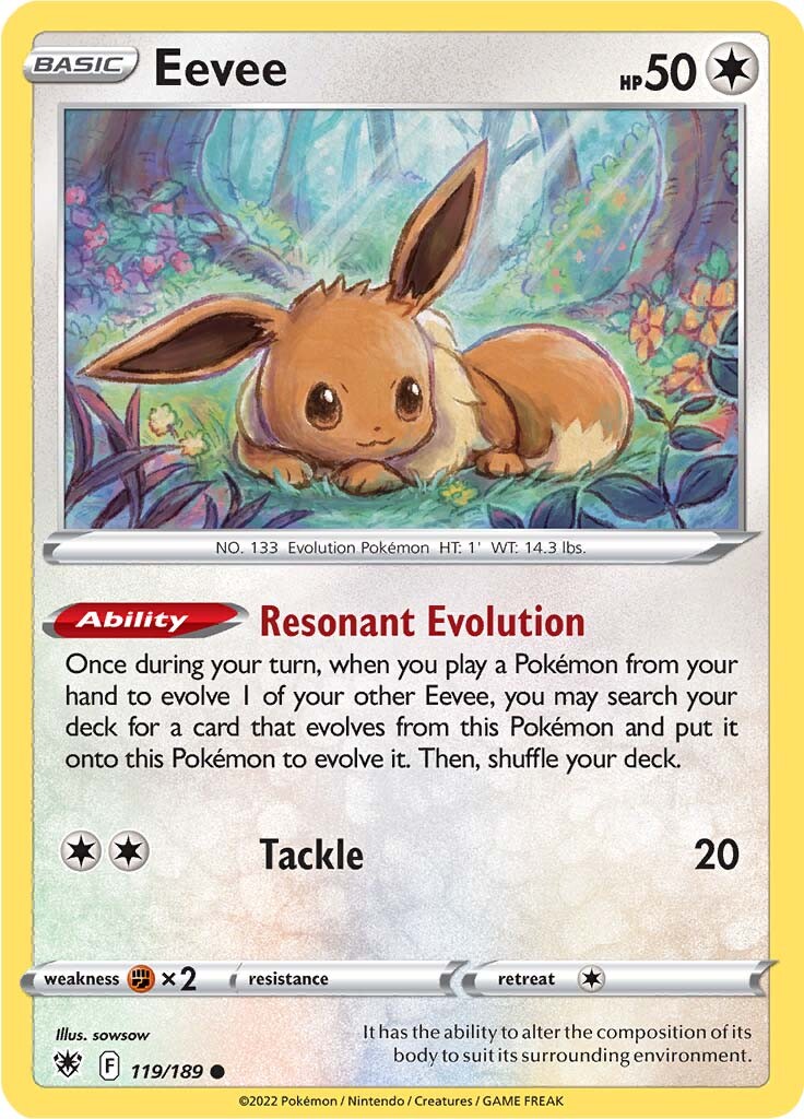 Eevee (119/189) [Sword & Shield: Astral Radiance] | Amazing Games TCG