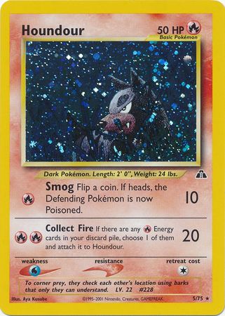 Houndour (5/75) [Neo Discovery Unlimited] | Amazing Games TCG