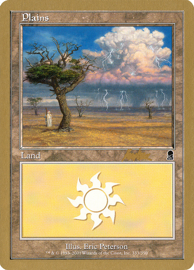 Plains (bk333) (Brian Kibler) [World Championship Decks 2002] | Amazing Games TCG