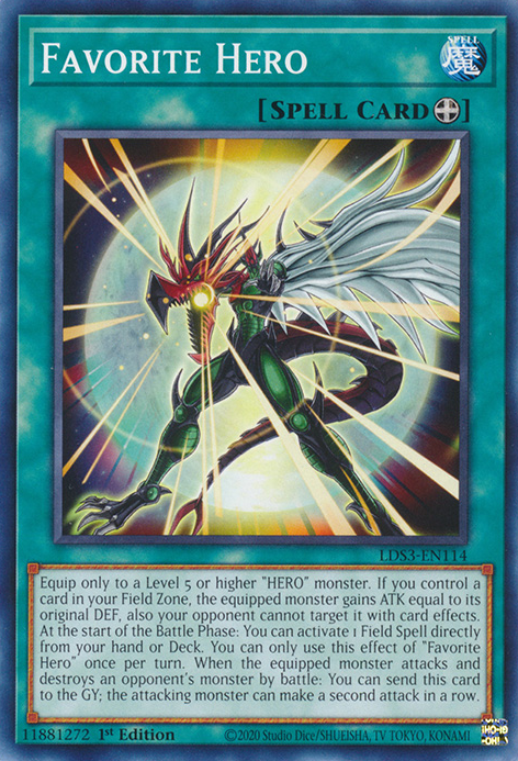 Favorite Hero [LDS3-EN114] Common | Amazing Games TCG