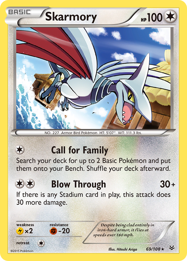 Skarmory (69/108) [XY: Roaring Skies] | Amazing Games TCG