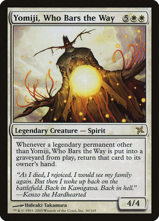 Yomiji, Who Bars the Way [Betrayers of Kamigawa] | Amazing Games TCG