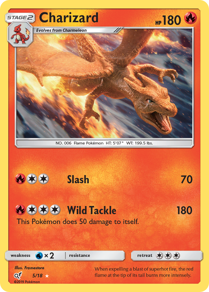 Charizard (5/18) [Sun & Moon: Detective Pikachu] | Amazing Games TCG