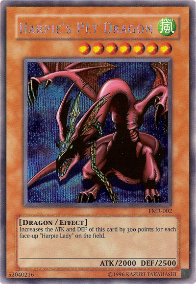 Harpie's Pet Dragon (Forbidden Memories) [FMR-002] Prismatic Secret Rare | Amazing Games TCG