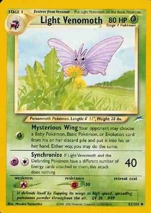 Light Venomoth (53/105) [Neo Destiny Unlimited] | Amazing Games TCG